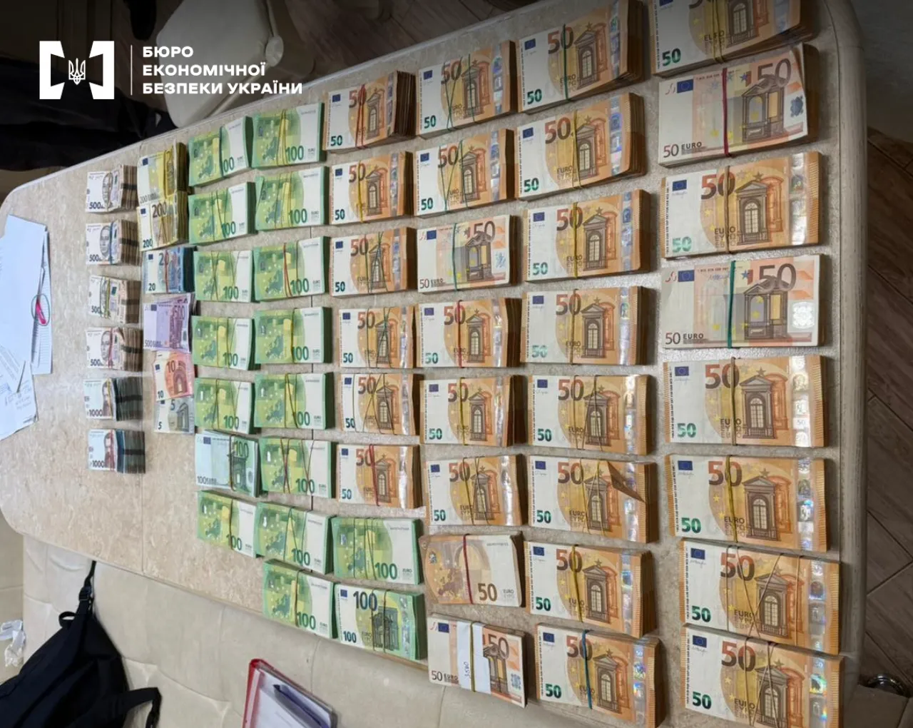 Обнаруженная во время обысков наличка