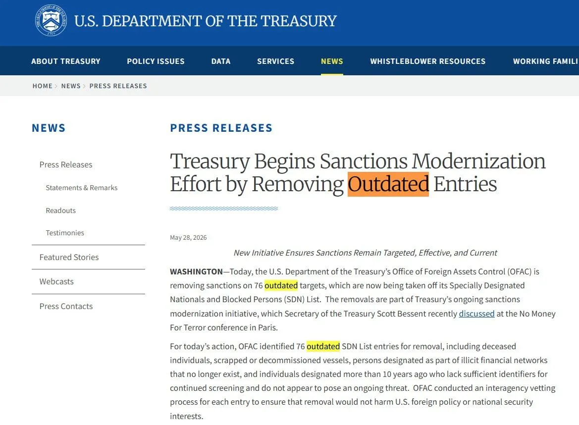 США удалили из санкционных списков 11 россиян, но есть нюанс: что происходит