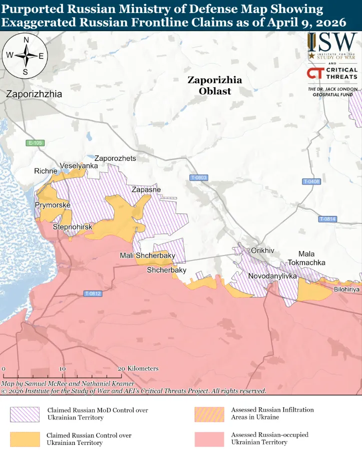 Темпы продвижения российских войск замедлились, но есть "нюанс": в ISW объяснили, почему Путин верит в успех. Карта