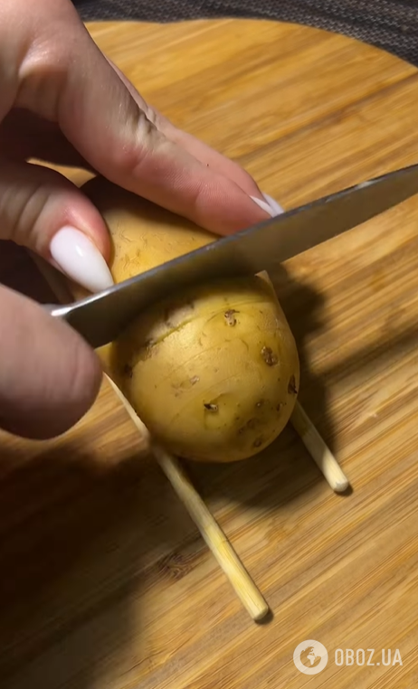 Картофель-гармошка с салом в духовке: как вкусно приготовить