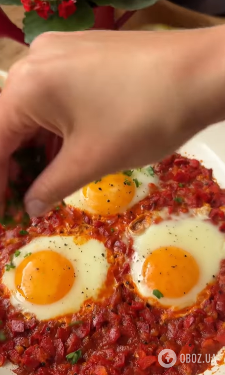 Самая вкусная шакшука с помидорами и зеленью: как приготовить