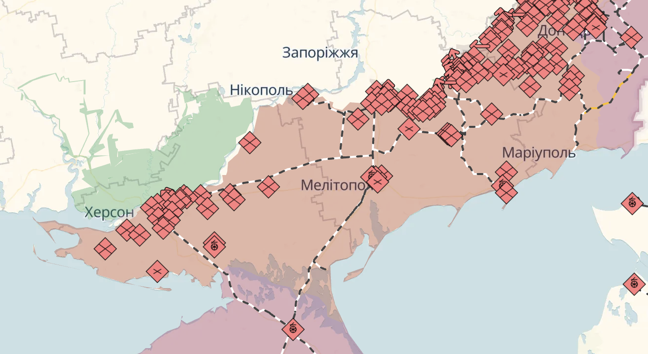 Оккупированный юг Украины.