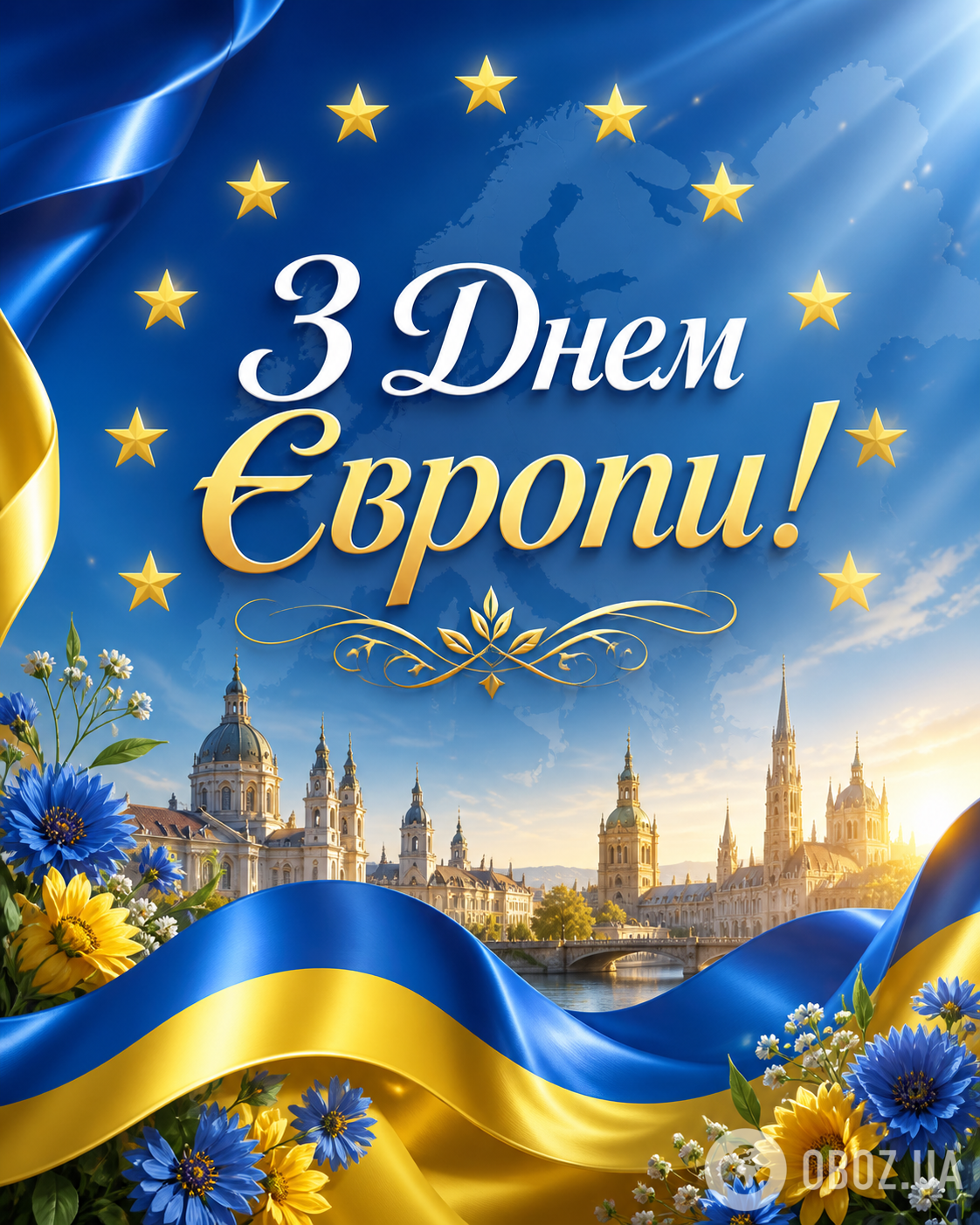 З Днем Європи 2026: красиві привітання