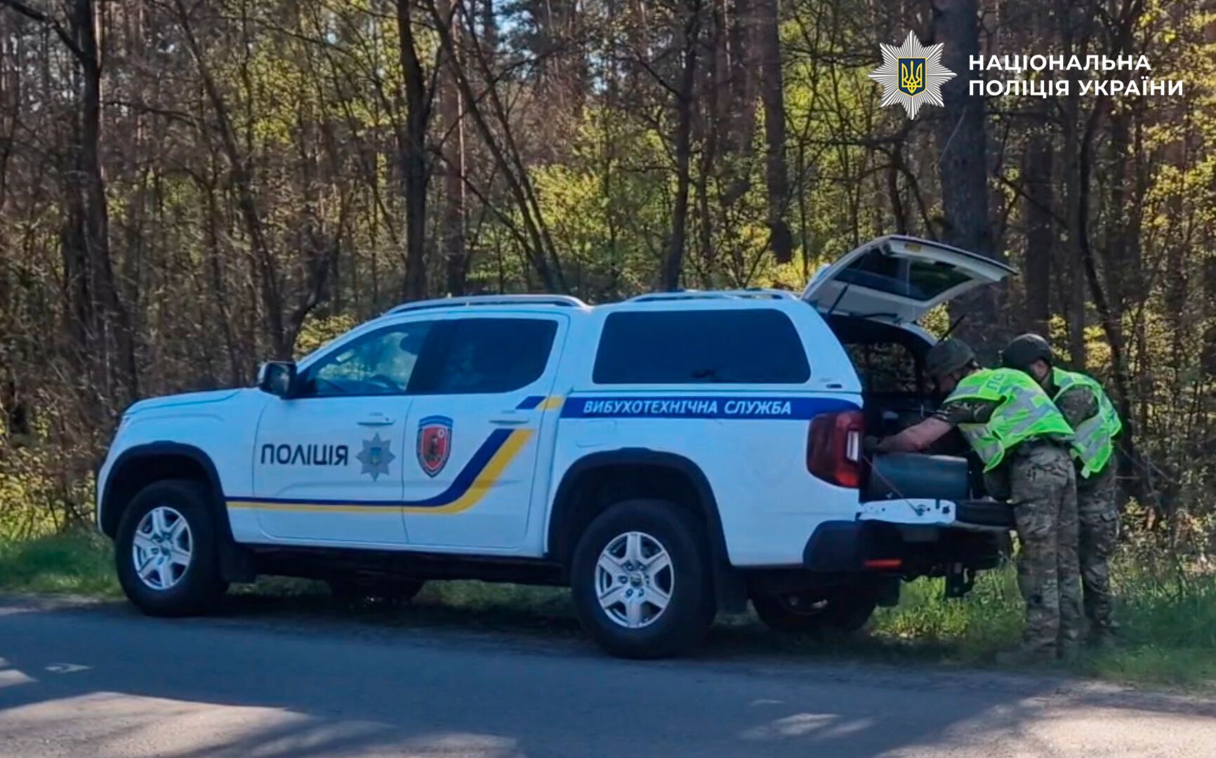 У Києві чоловік у лісі під час прогулянки знайшов "Шахед" із вцілілою бойовою частиною. Фото та відео