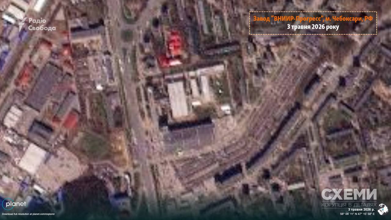 Заметные признаки повреждений: появились спутниковые снимки завода в Чебоксарах после попадания ракет "Фламинго". Фото