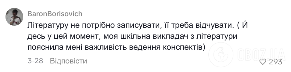 В сети дискуссия из-за странного конспекта по литературе: что сдал школьник и почему учительницу озадачила его тетрадь