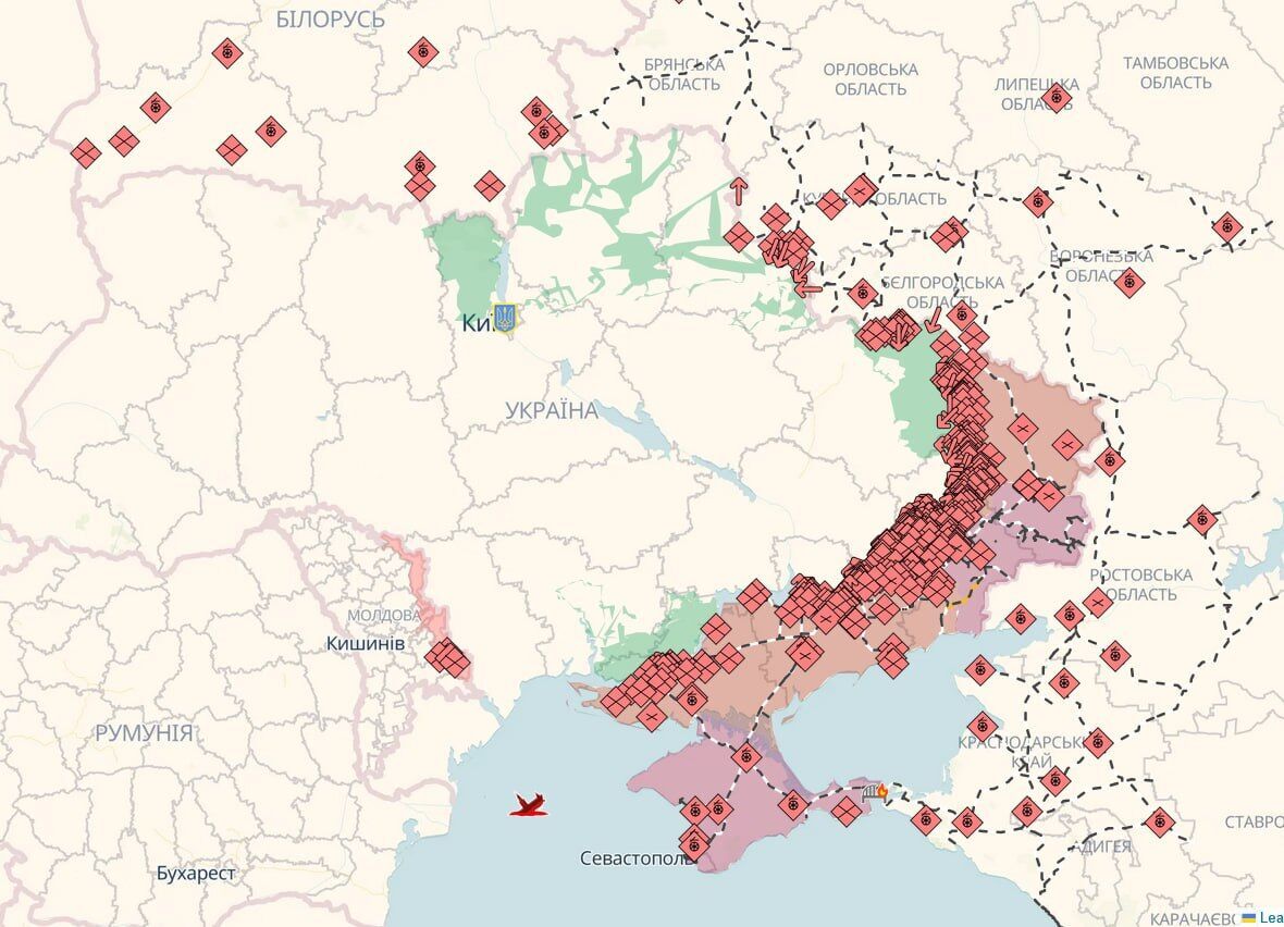 Россия находится в худшем положении на фронте с начала большой войны: эксперт назвал причины. Карта