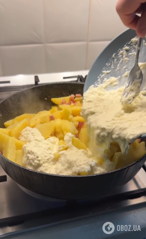 Самый вкусный картофель с беконом на обед: готовится на сковородке