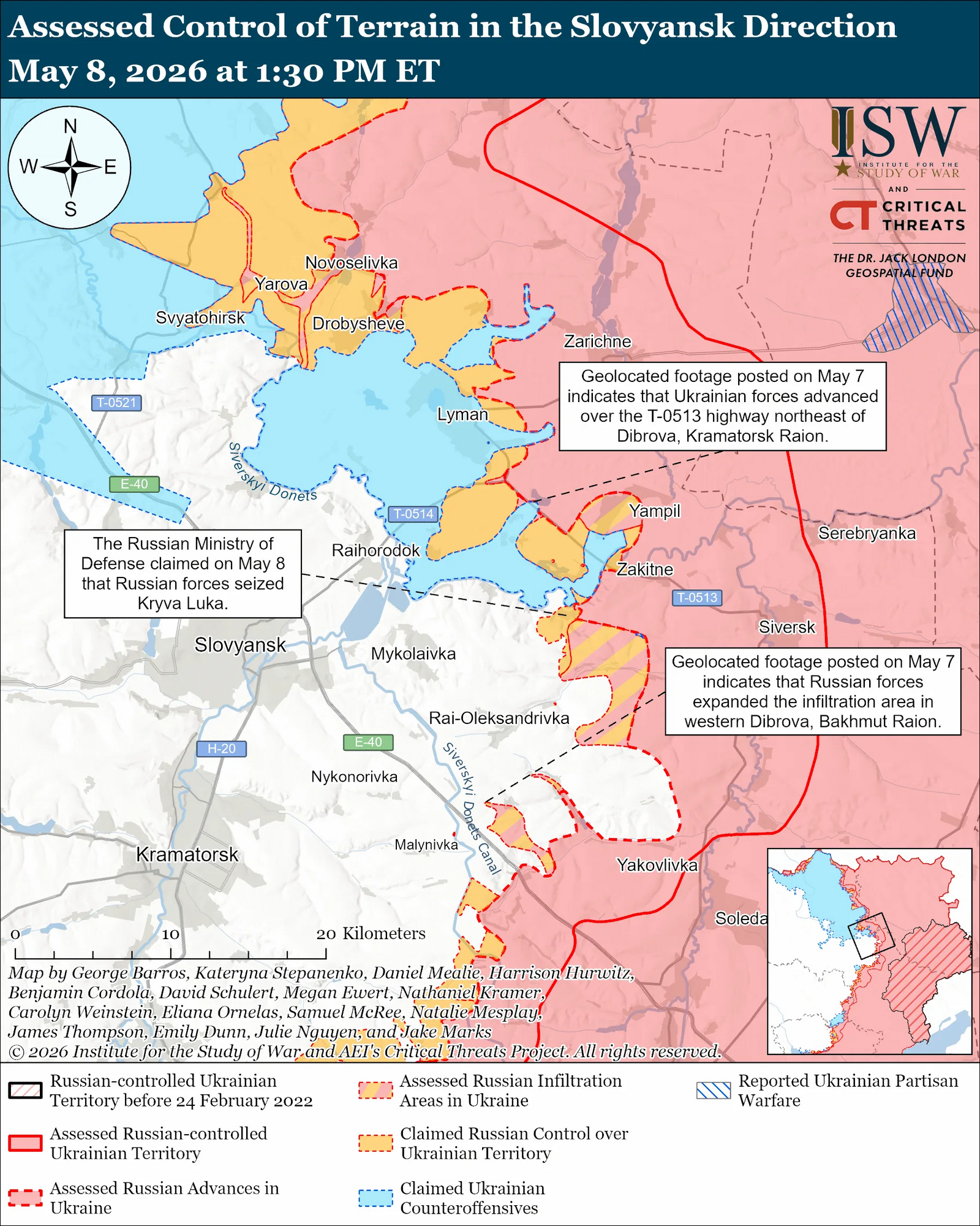 ВСУ продвинулись вперед на Славянском направлении: в ISW зафиксировали подозрительную активность со стороны армии РФ
