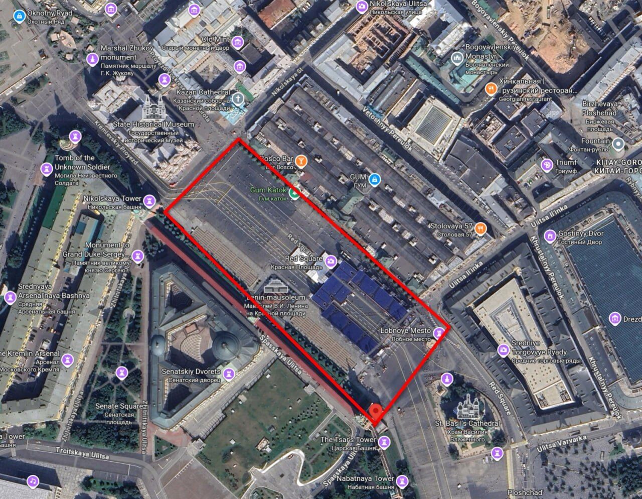 Чому парад на Красній площі такий важливий для Путіна і як виглядає місце, яке вказав Зеленський в указі. Фото