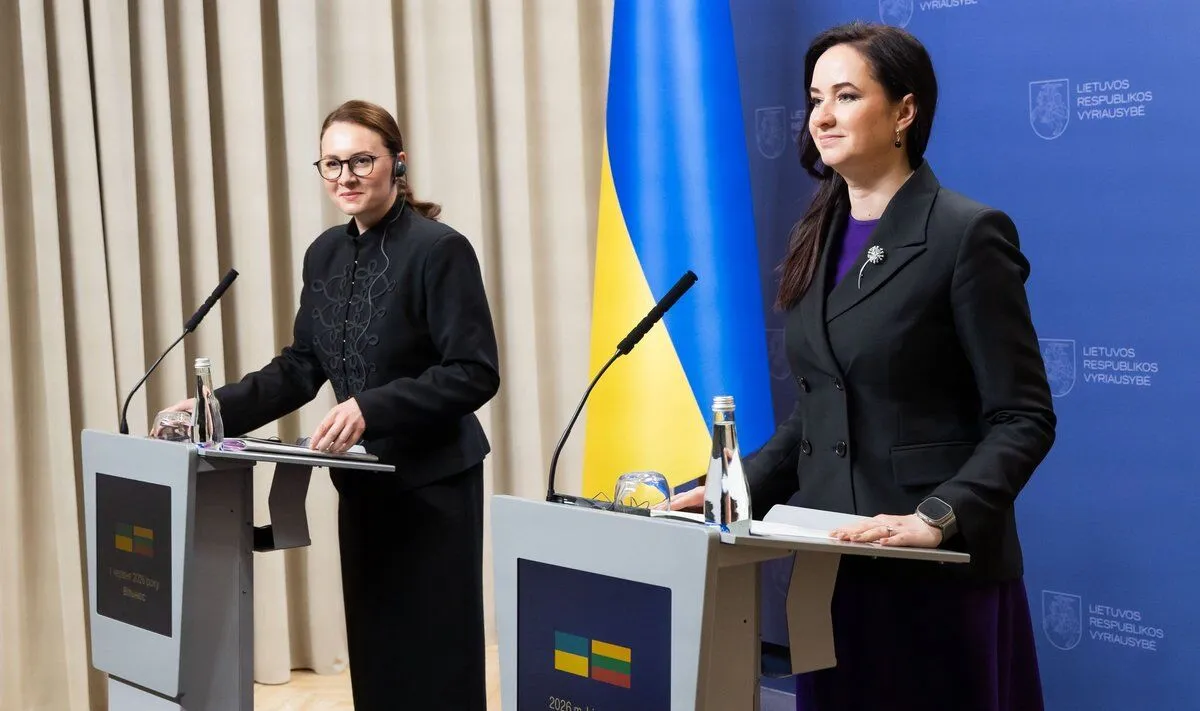 "Україна захищається": прем'єрка Литви відповіла на звинувачення Росії у використанні повітряного простору країн Балтії