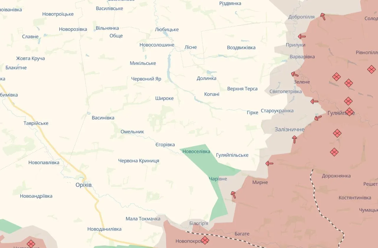Оккупанты провалили дедлайн до конца мая захватить Терноватое и Косовцево: Волошин рассказал о ситуации. Карта