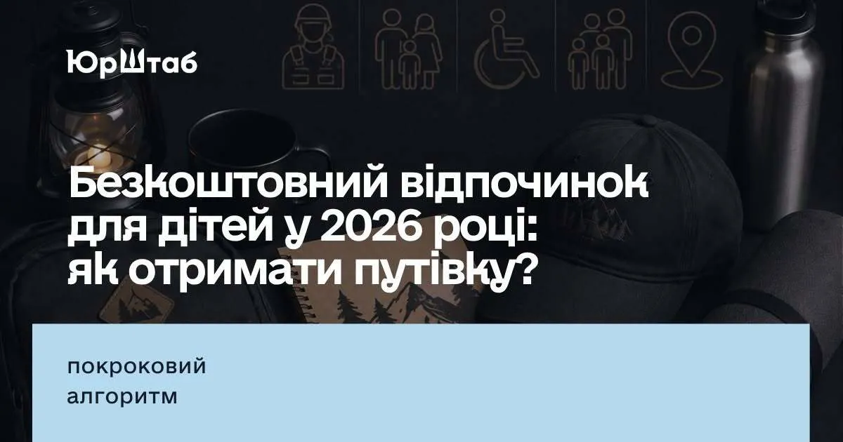 Літні табори для дітей та підлітків 2026: як киянам отримати путівку безкоштовно і куди звертатися