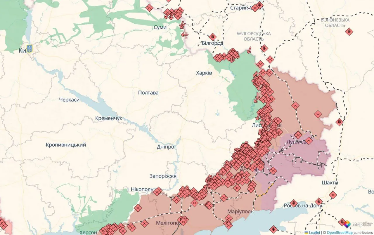 Прикордонники влучним ударом уразили місця зльоту та посадки дронів, а також укриття противника. Відео