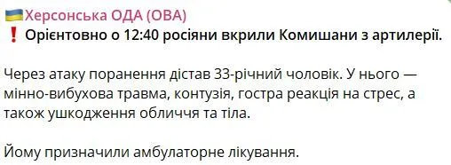 Допис Прокудіна.