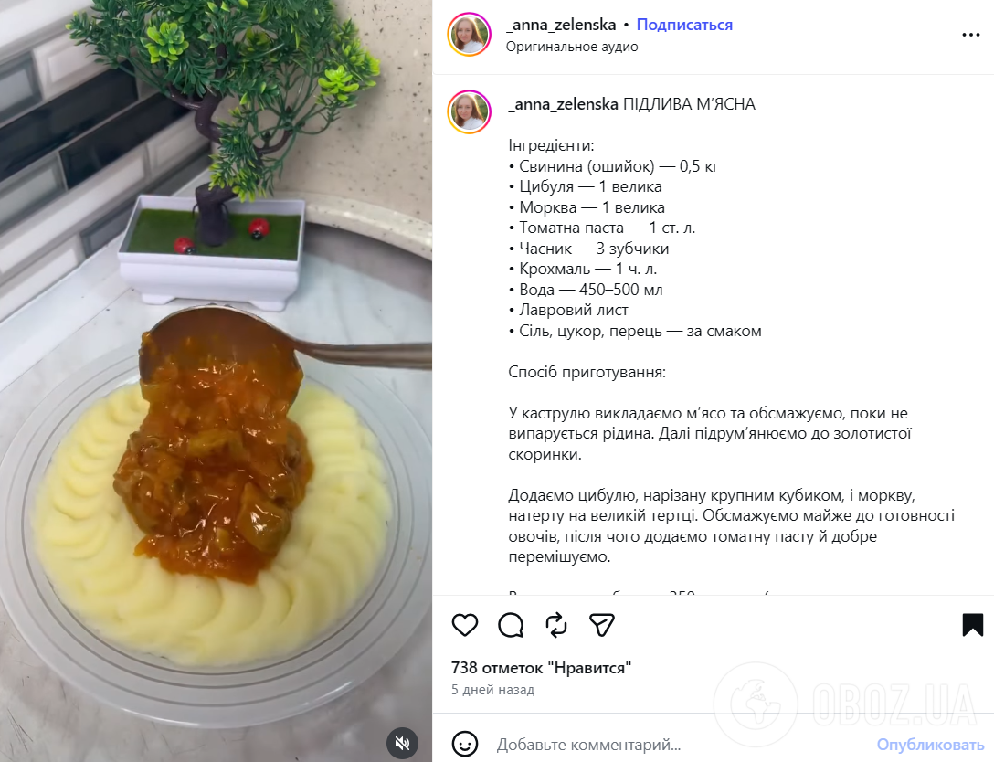 Соковита м'ясна підлива зі свинини: ідеально до картоплі на вечерю