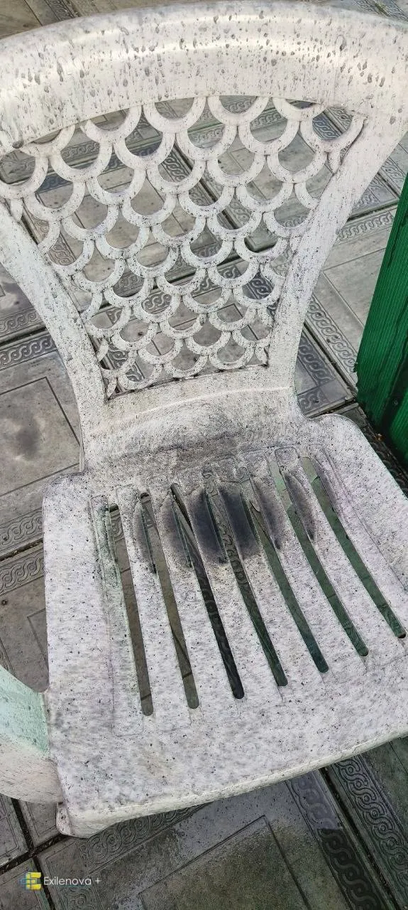 После атаки начался пожар