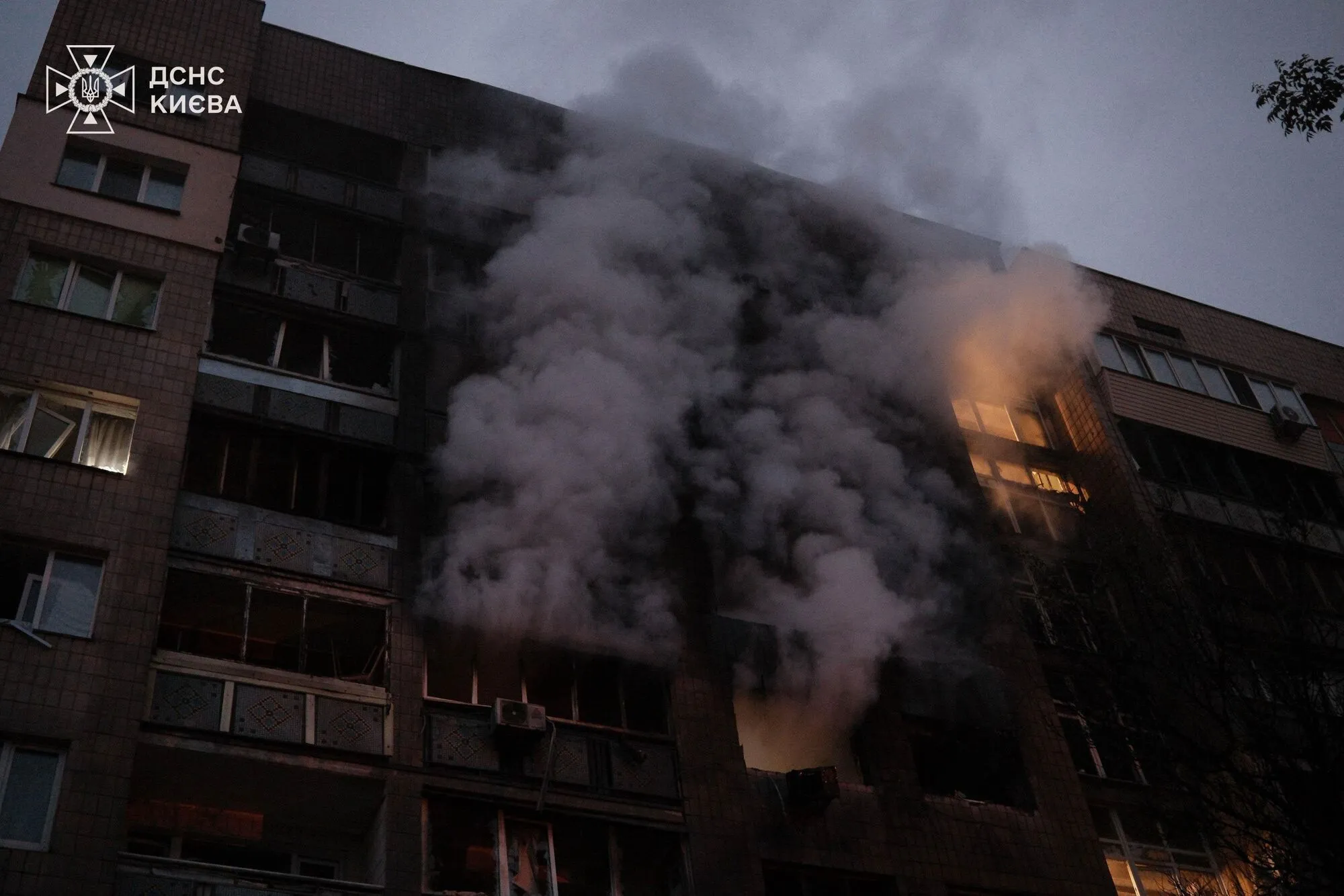 Россия массированно атаковала Киев