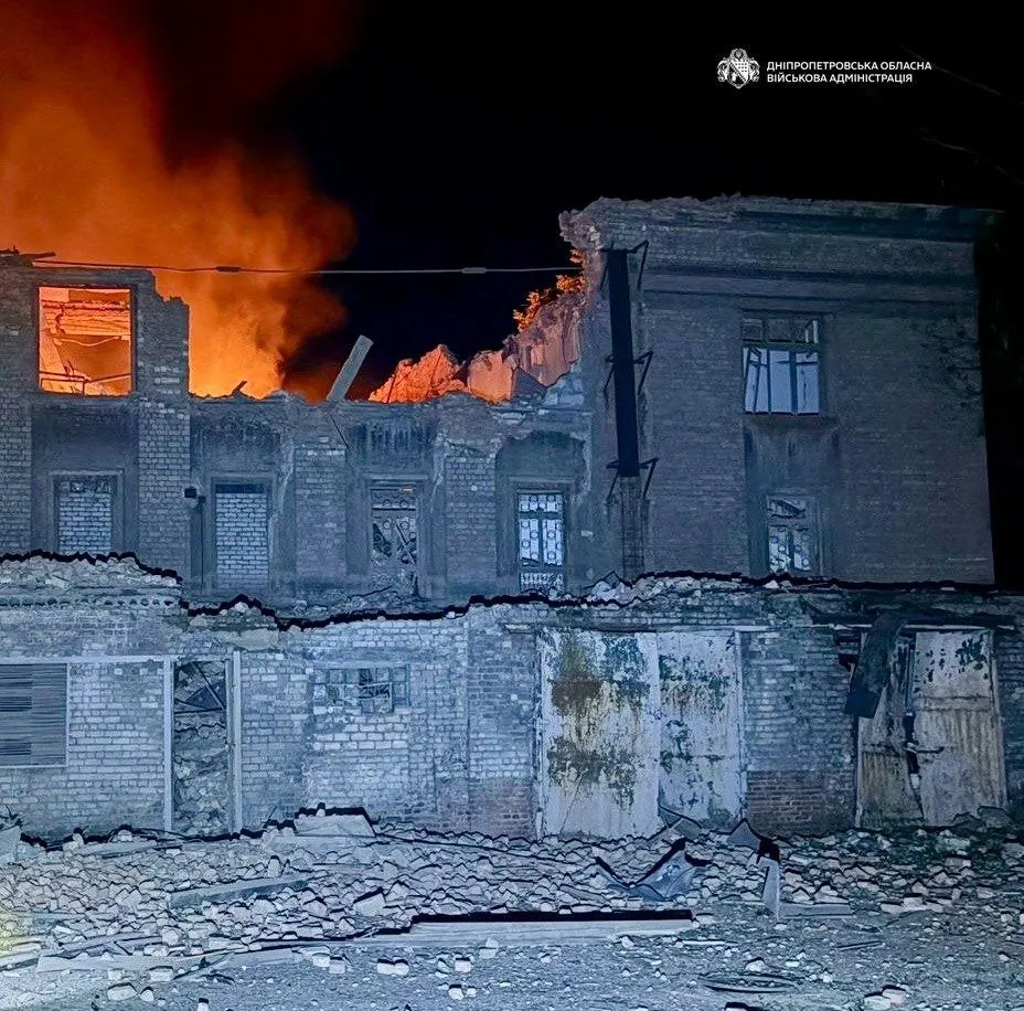 Наслідки ударів по Дніпру.