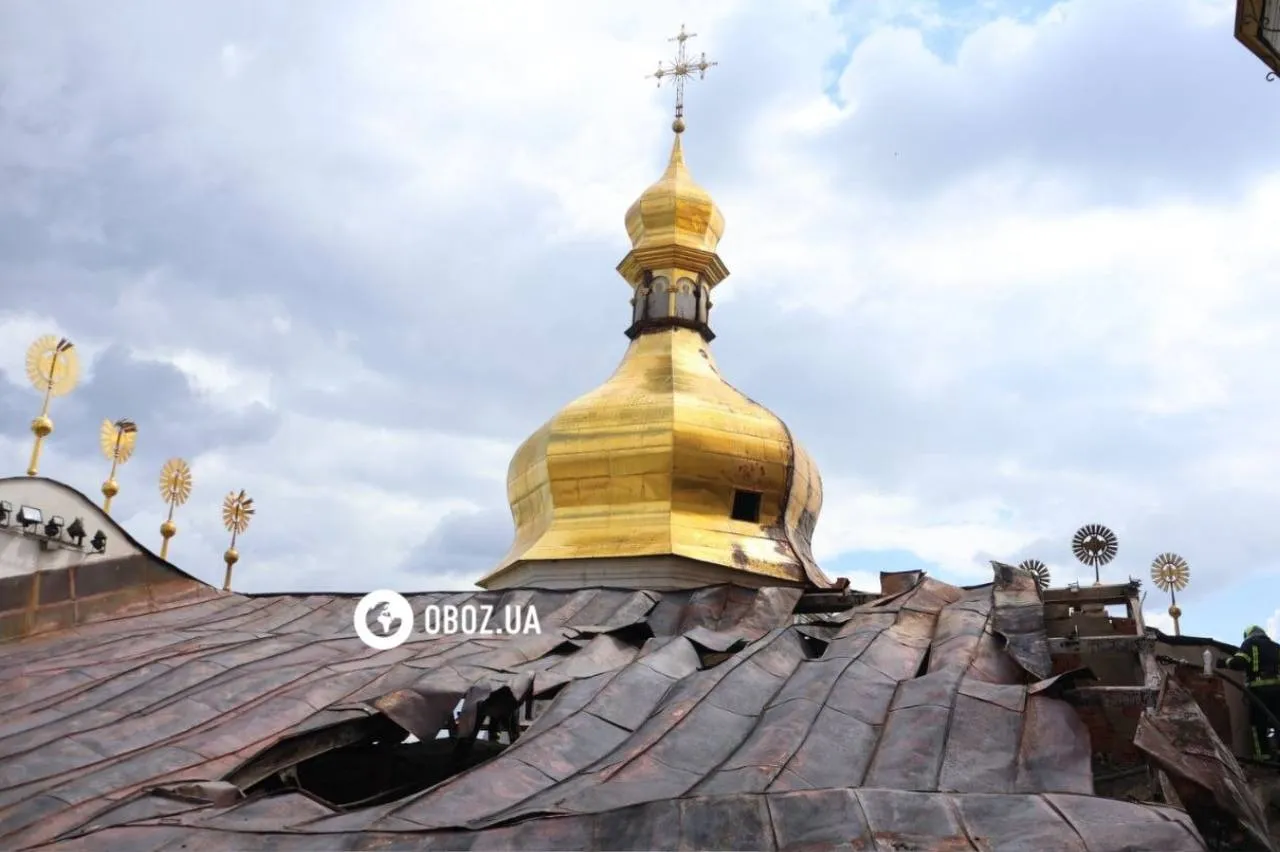 РФ атакувала Успенський собор Києво-Печерської лаври.