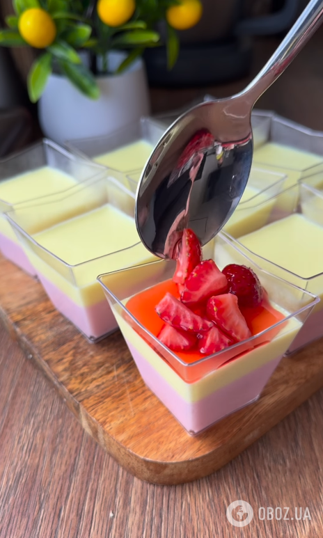 Вкусный клубничный десерт с желе без выпечки: как приготовить