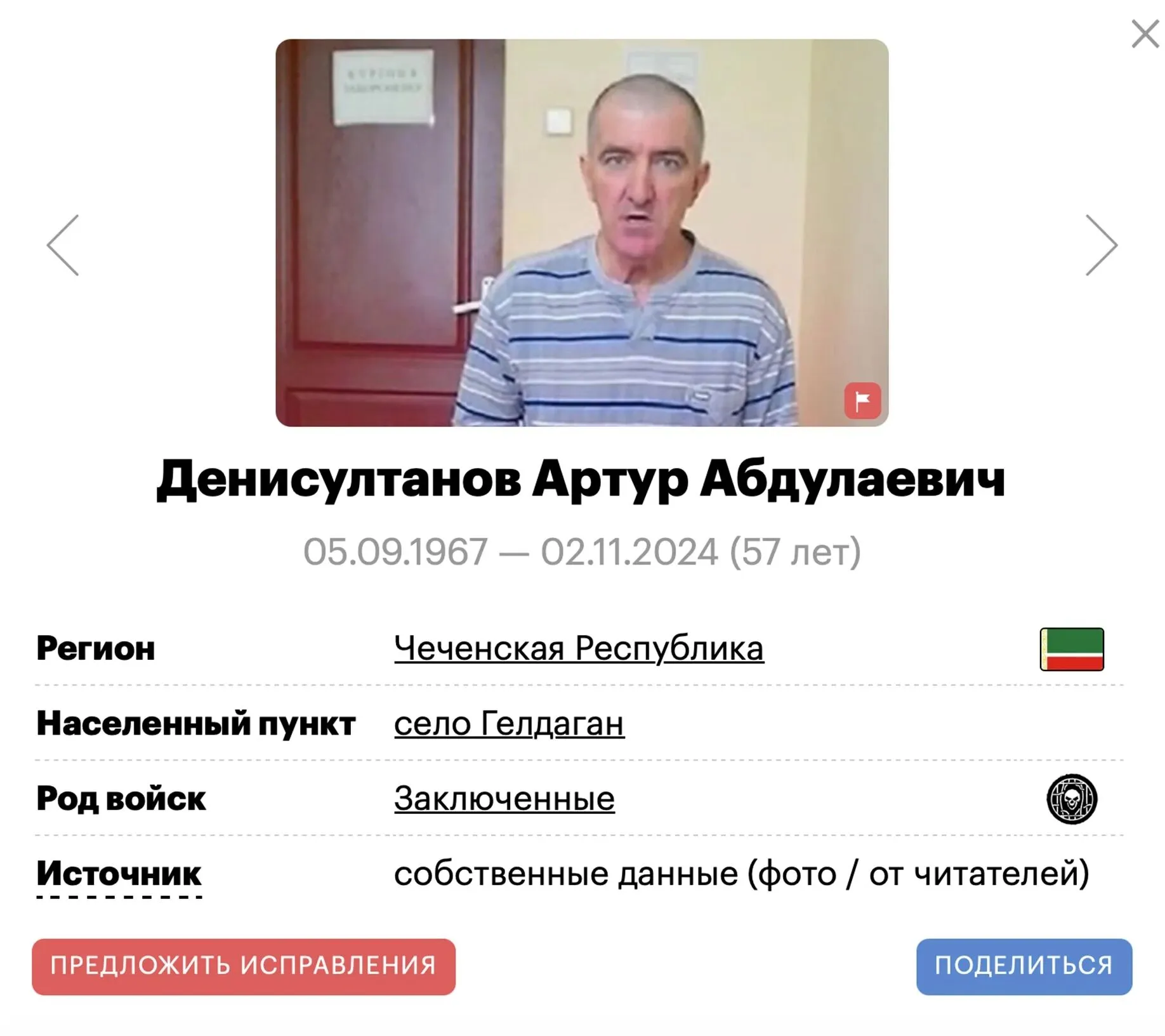 Про Денісултанова стало відомо з витоку реєстру РАЦС