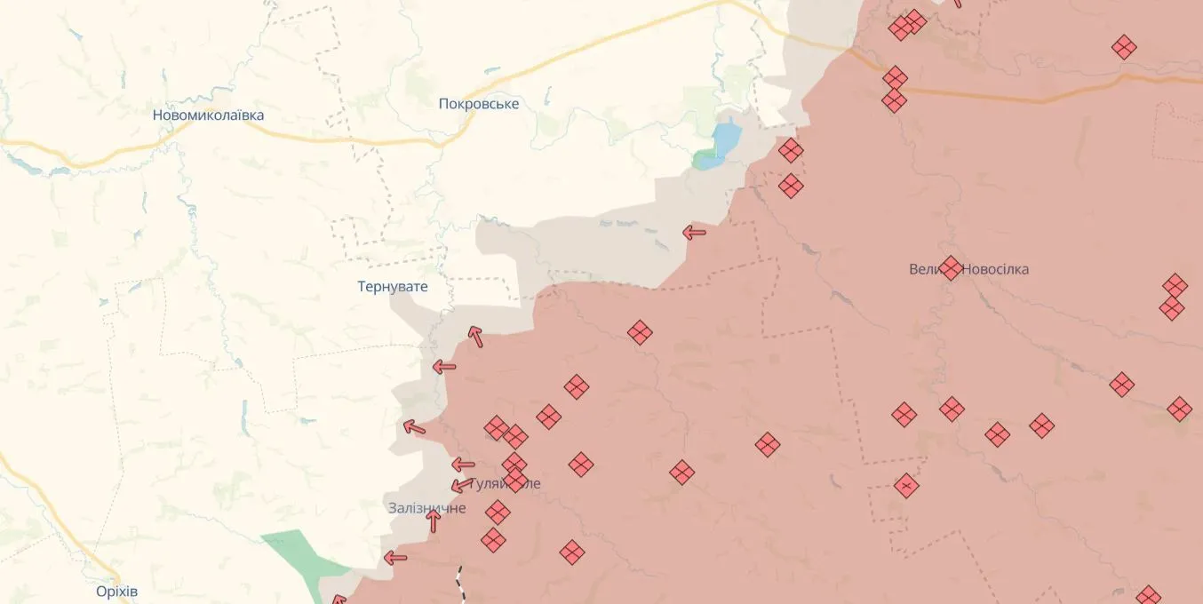На Олександрівському напрямку йдуть бої.