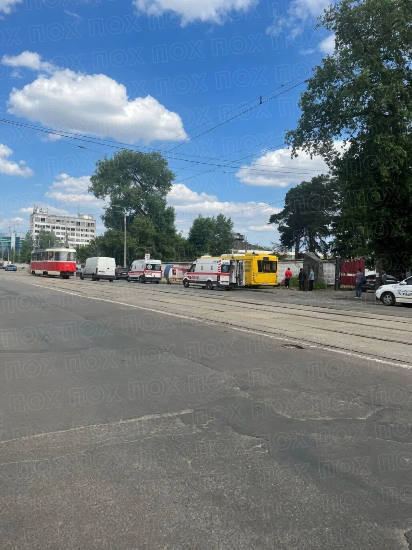Ймовірно водію стало погано за кермом і він втратив свідомість.