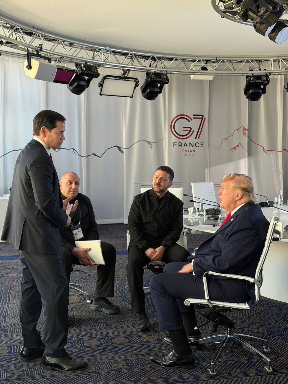 Встреча Зеленского с Трампом и Рубио.