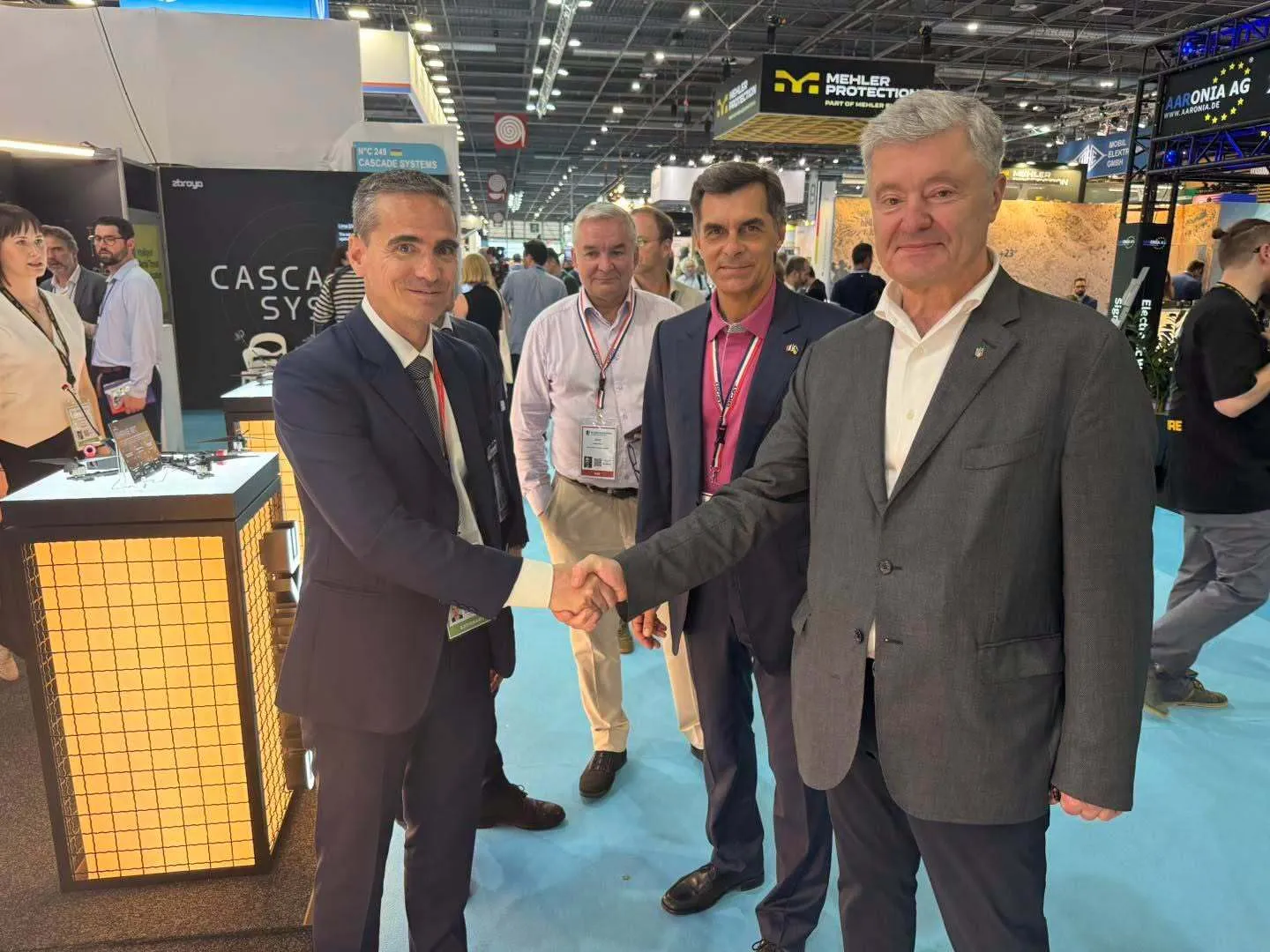 Петр Порошенко на выставке вооружений Eurosatory 2026
