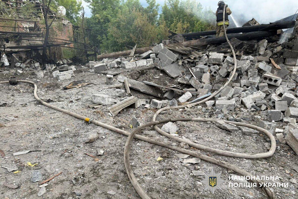 Последствия ударов войск РФ в Донецкой области