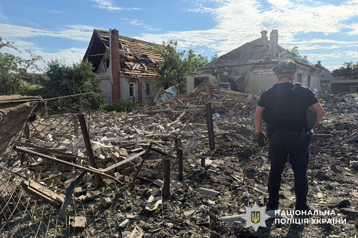 Последствия ударов войск РФ в Донецкой области