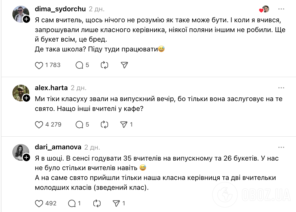 "Зачем приглашать и платить 35 учителям?" Украинцы устроили дискуссию по поводу выпускного: в спор вмешался и Руслан Цыганков