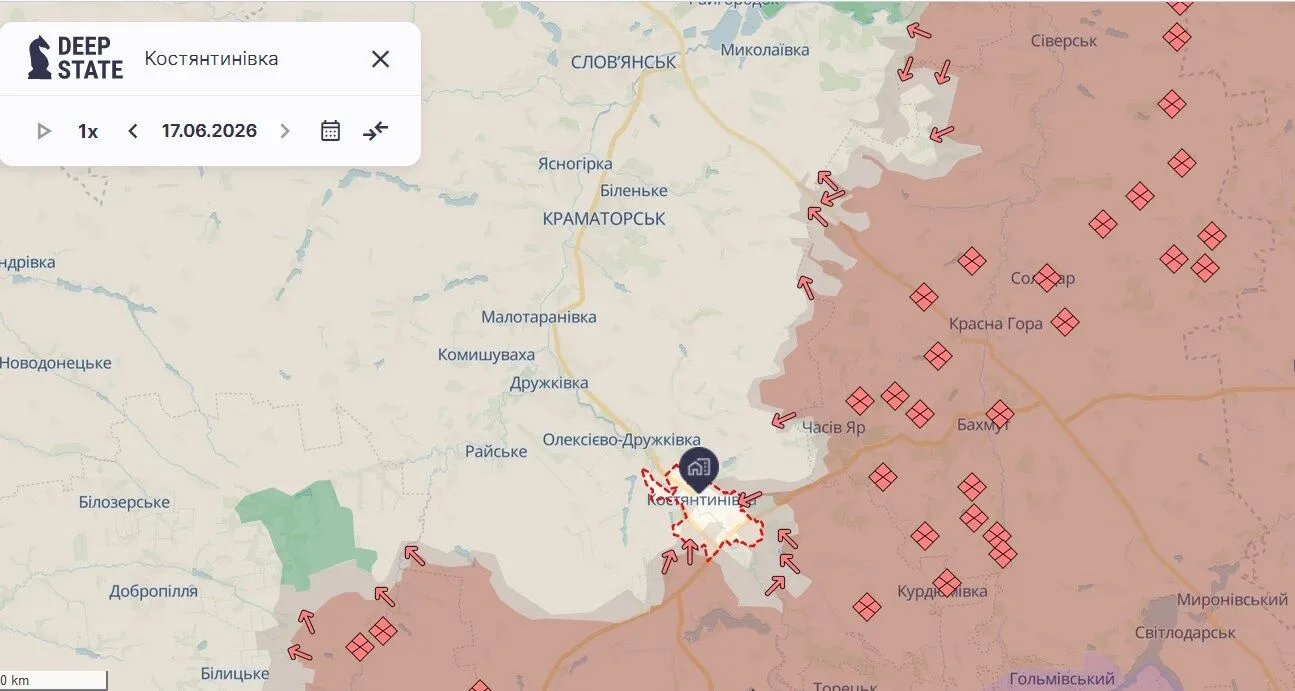 бои за Константиновку