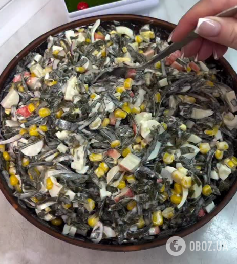 Какой вкусный салат приготовить из морской капусты: заправляется майонезом