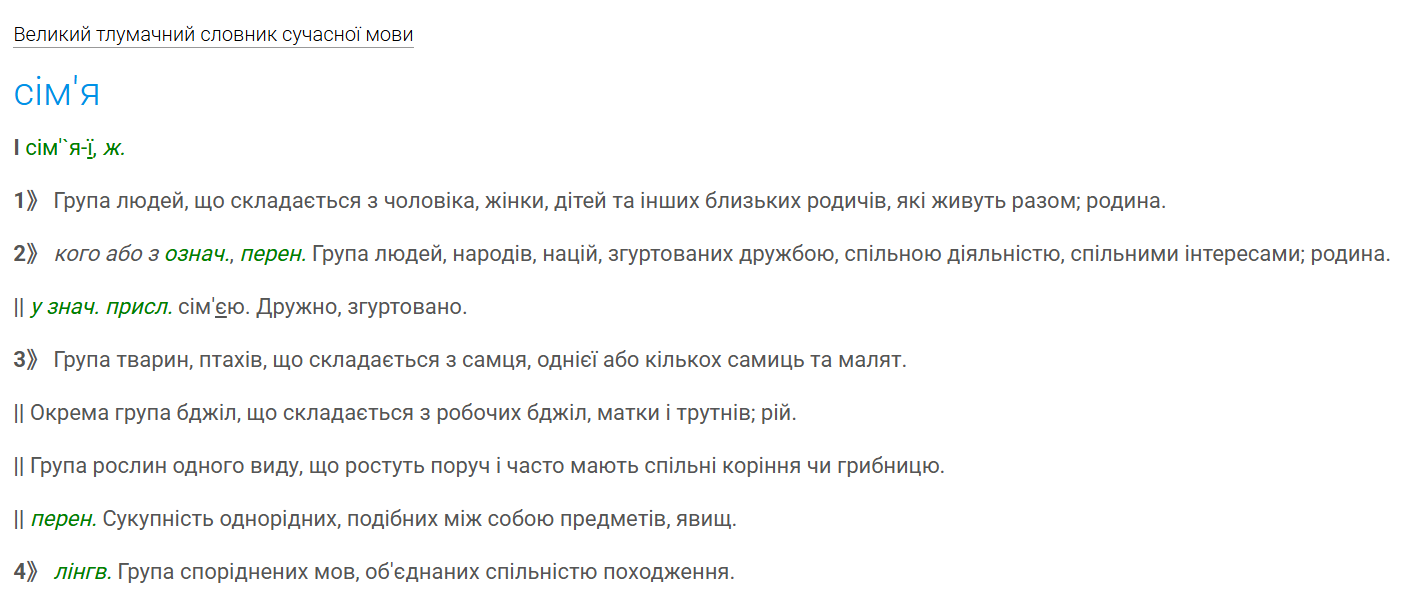 "Сім'я" или "родина"? В чем разница между этими словами и как правильно перевести "семья"