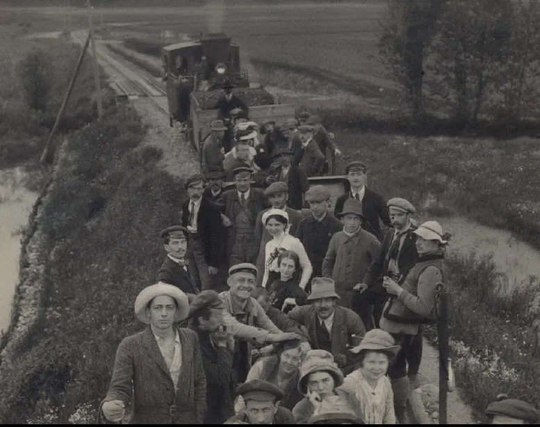 Участники Львовского академического туристического клуба, 1912 год.