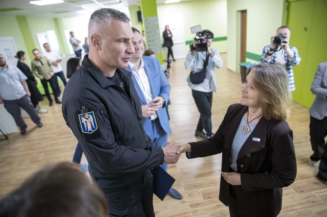 Кличко відкрив оновлену амбулаторію для дітей "Простір турботи". Фото