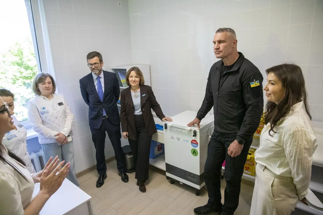 Кличко відкрив оновлену амбулаторію для дітей "Простір турботи". Фото