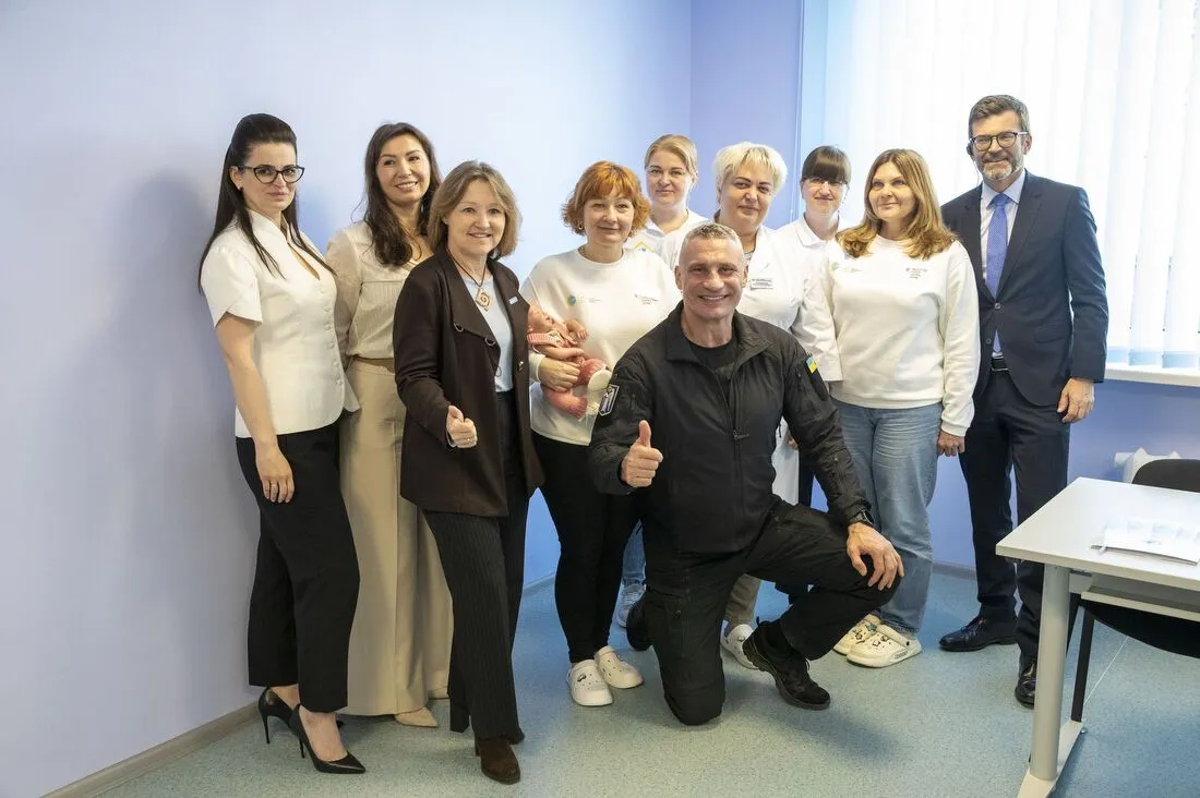 Кличко відкрив оновлену амбулаторію для дітей "Простір турботи". Фото