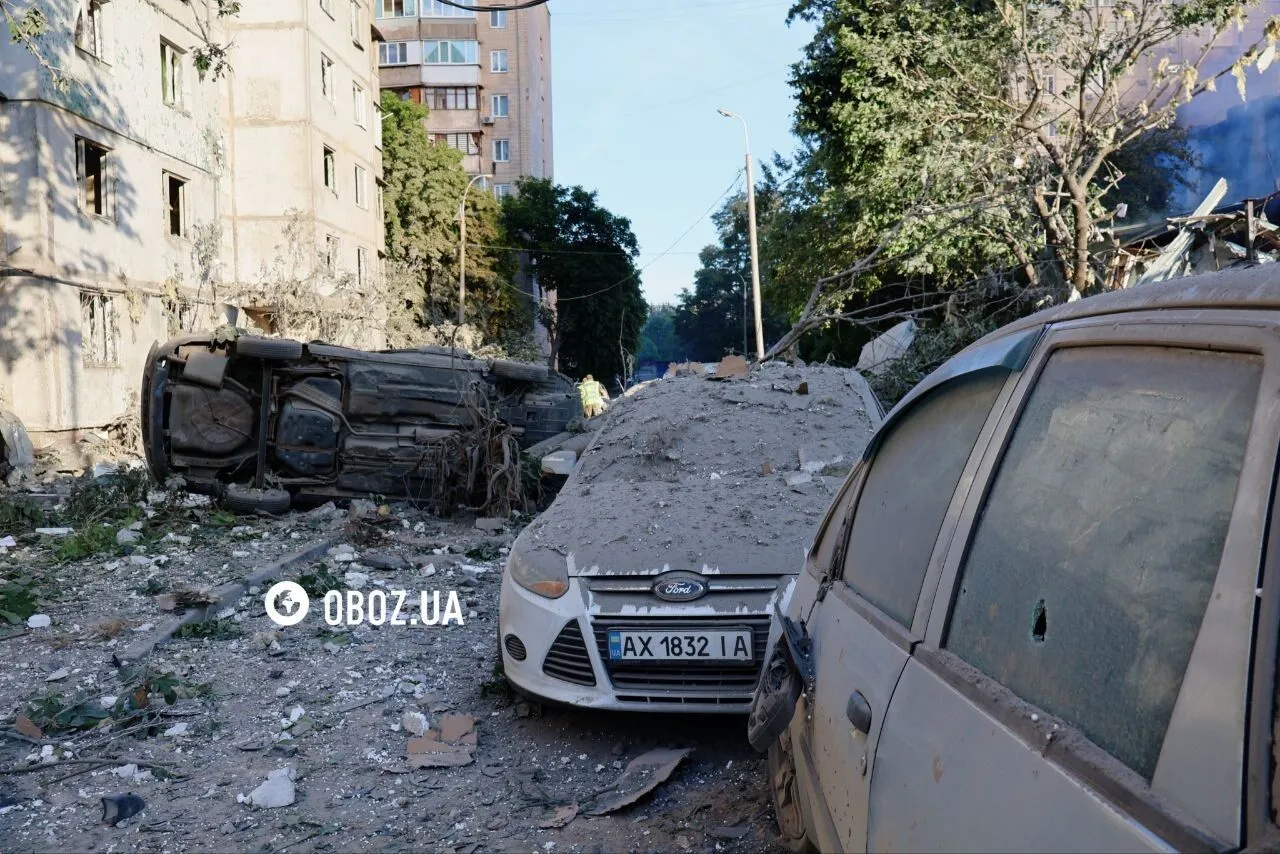На Виноградаре был поврежден жилой дом.