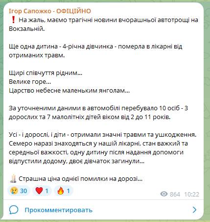 Кількість жертв ДТП збільшилась.