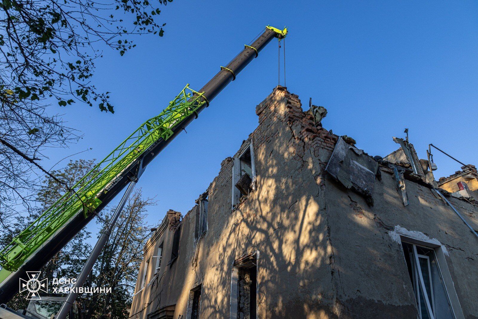 Наслідки авіаудару по Харкову