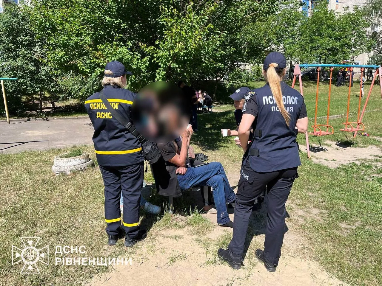 На місці пожежі працювали психологи