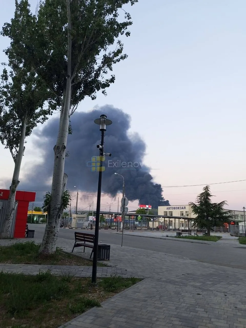 Пожежа у порту Керч