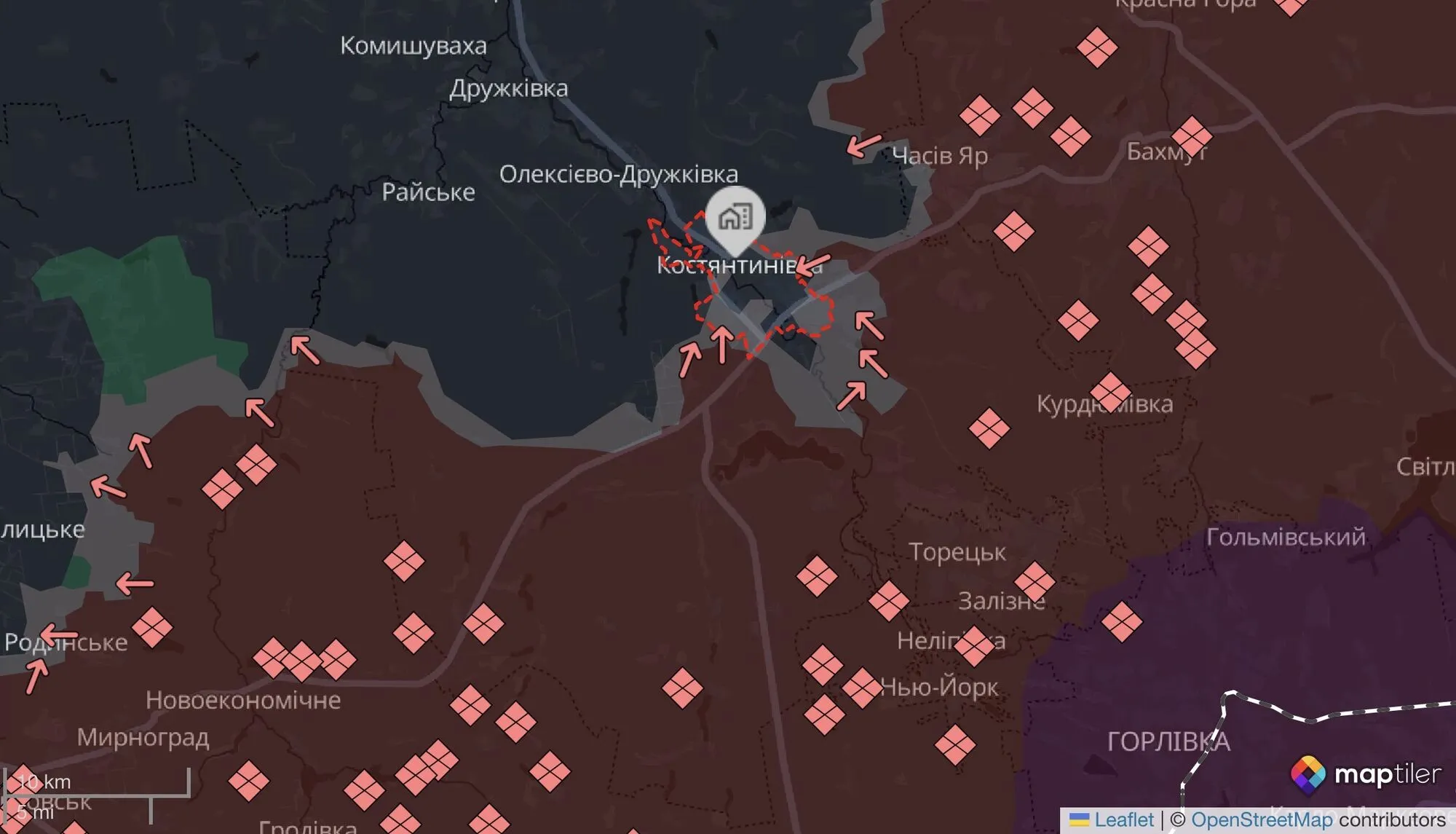 Костянтинівський напрямок.
