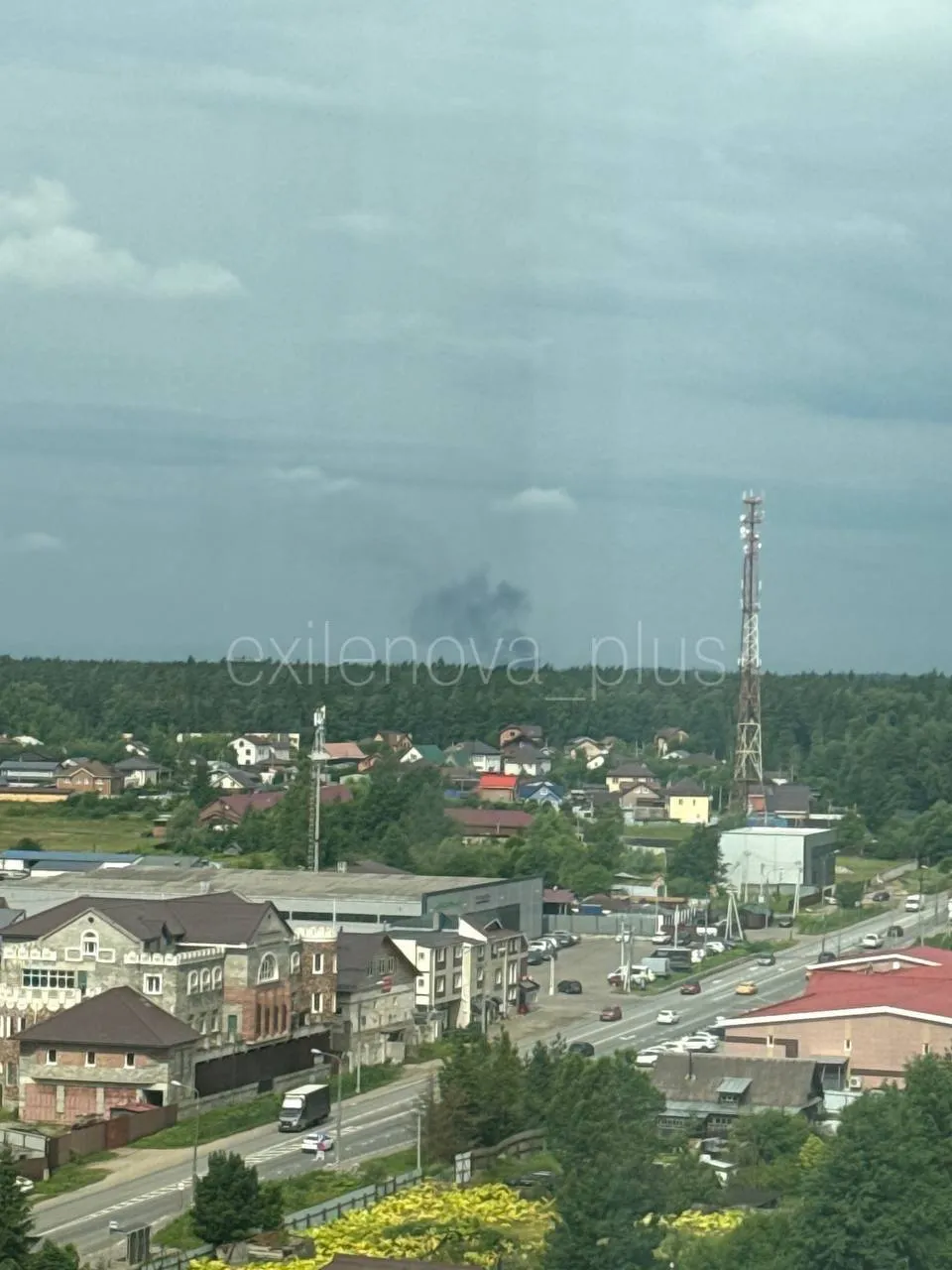 Дим у розпал атаки