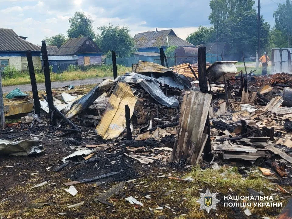 Последствия российского удара по Сумской области.
