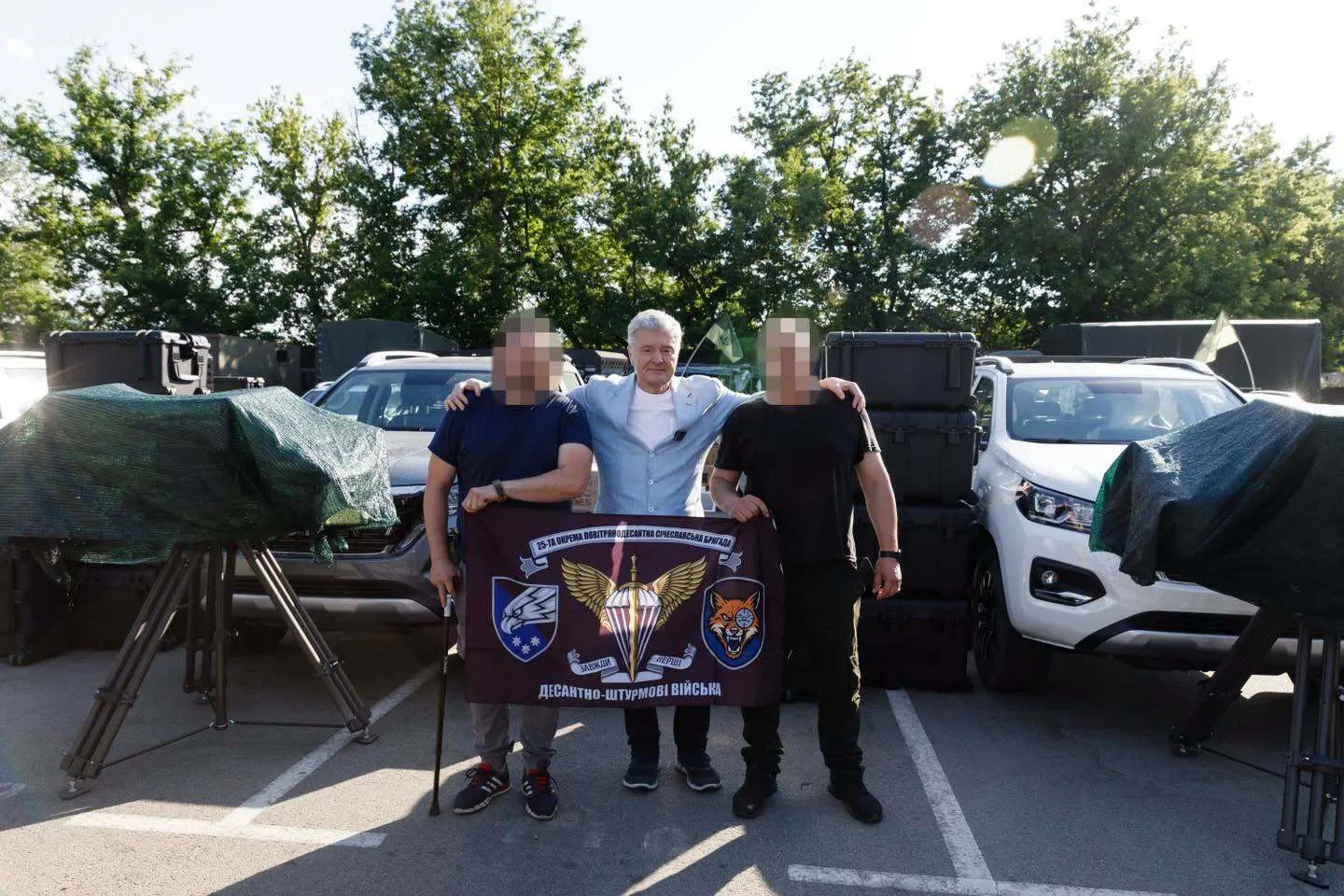 Порошенко з українськими військовими