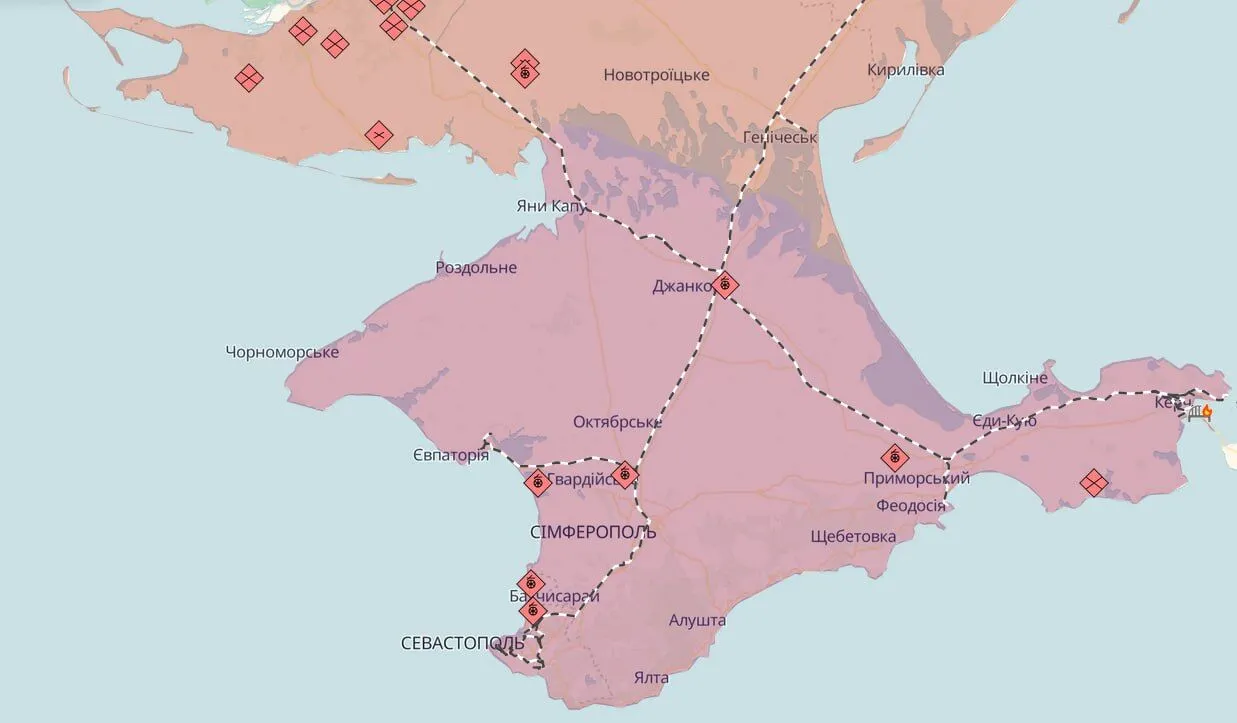 Крымский полуостров.